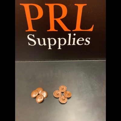 Push On Cover Caps Pre Packed (100) Brown